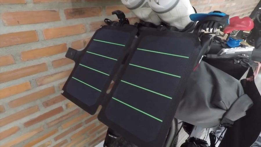 Solar Charger for Electric Bike: Foldable Panel Around 50 W