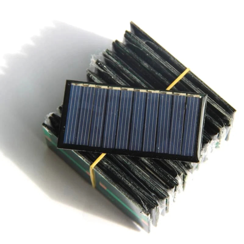 0.25W mini solar panel — stacked mini panels