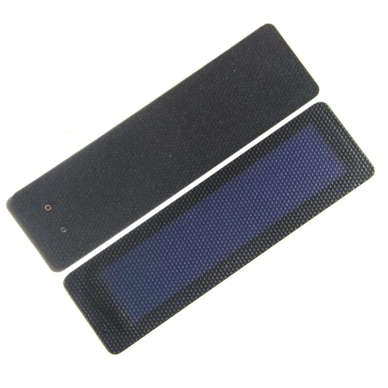 0.5W flexible solar panel — front and rear strip module