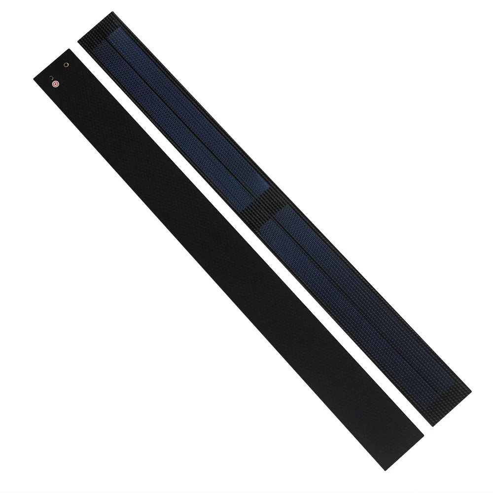 0.6W 0.6W flexible solar panel — flexible strip front and rear