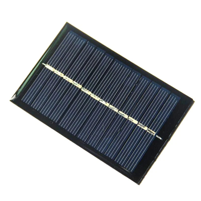 0.6W mini solar panel — panel face at angle