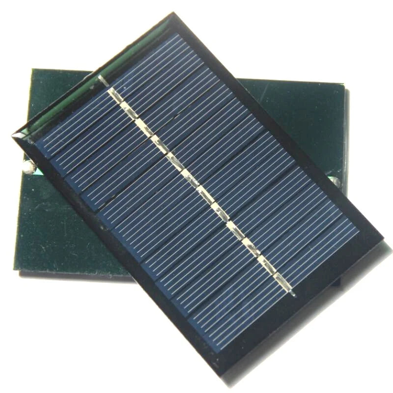 0.6W mini solar panel — stacked panel face