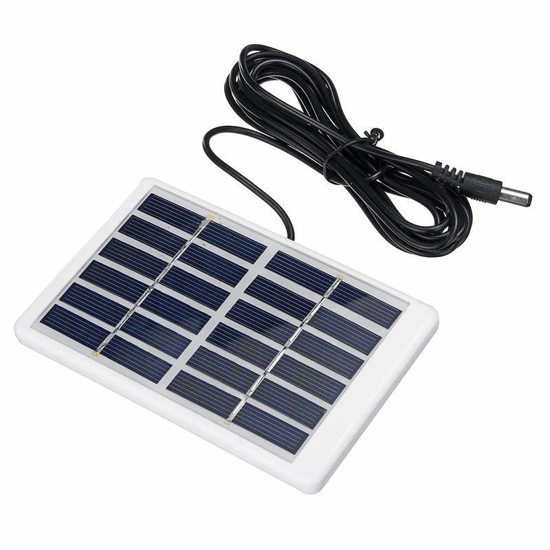 1.2W solar panel — DC connector configuration