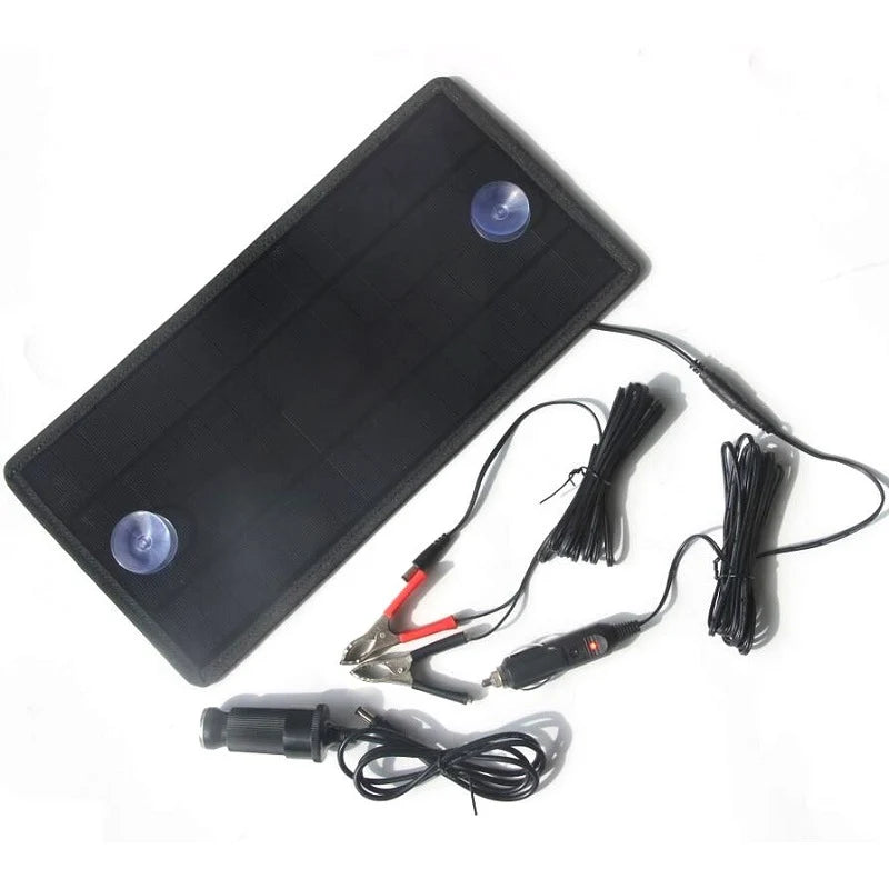 13W 13W solar battery charger — panel with battery charging accessories