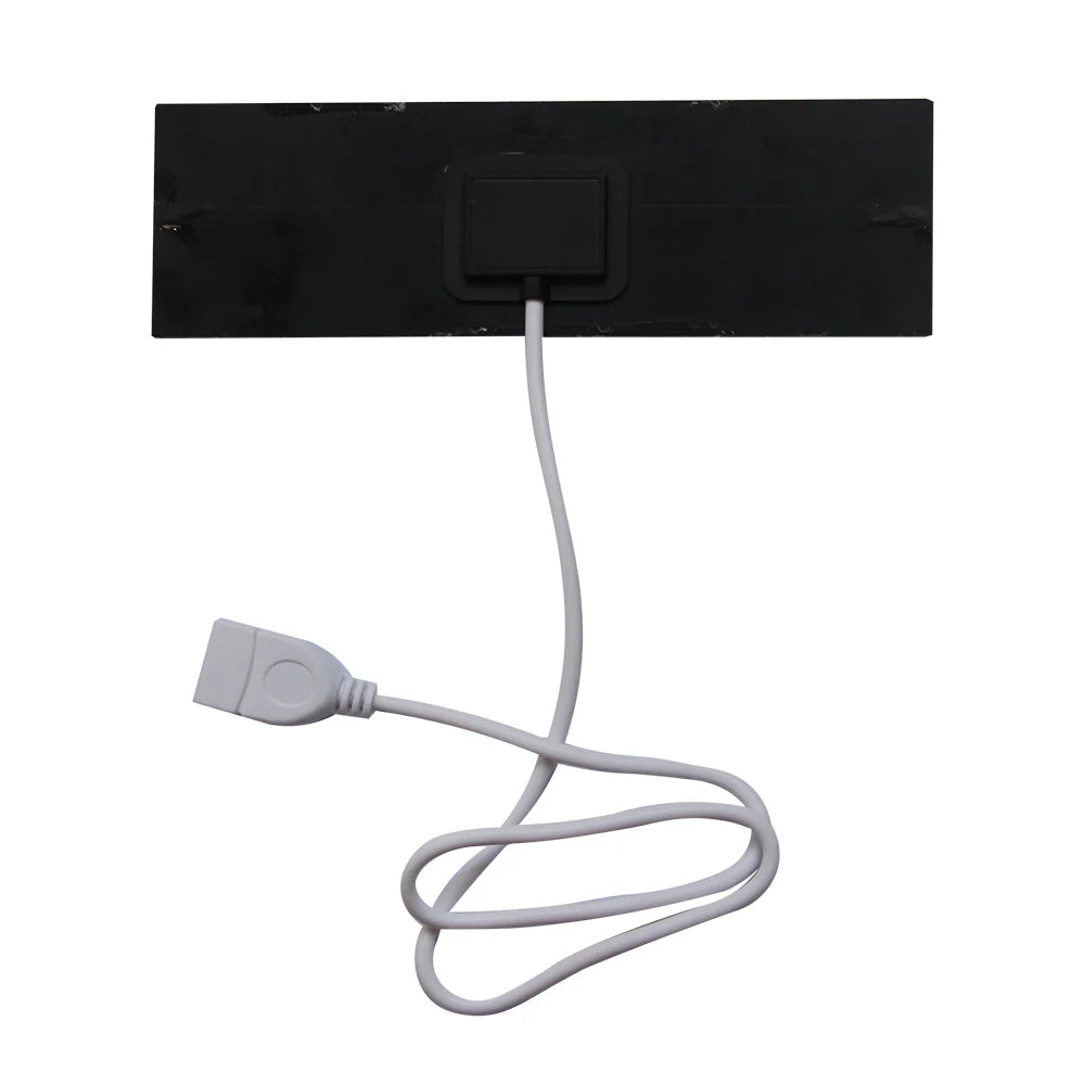 1W solar panel — rear board and USB lead
