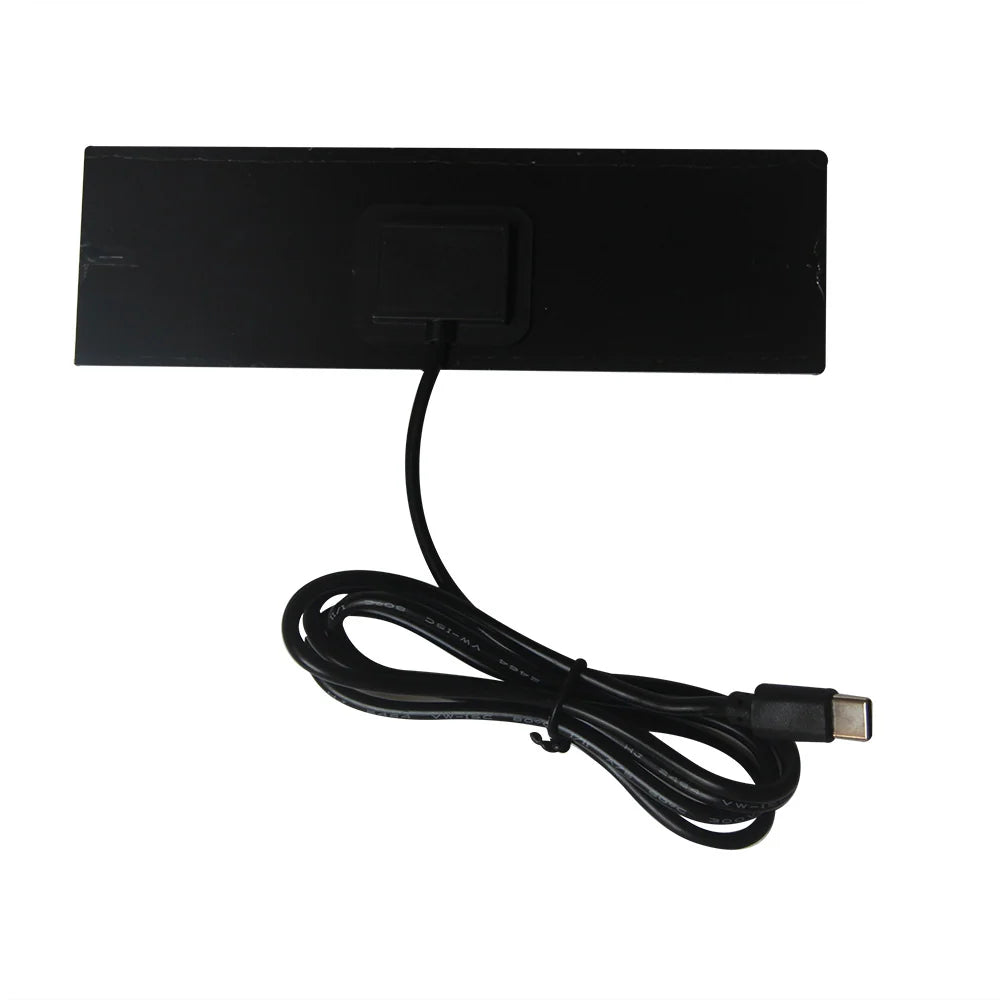 1W 1W slim USB-C solar panel — panel rear and cable