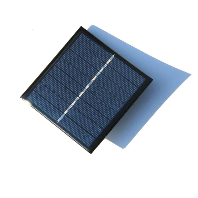 1W solar AA charger — epoxy solar panel face