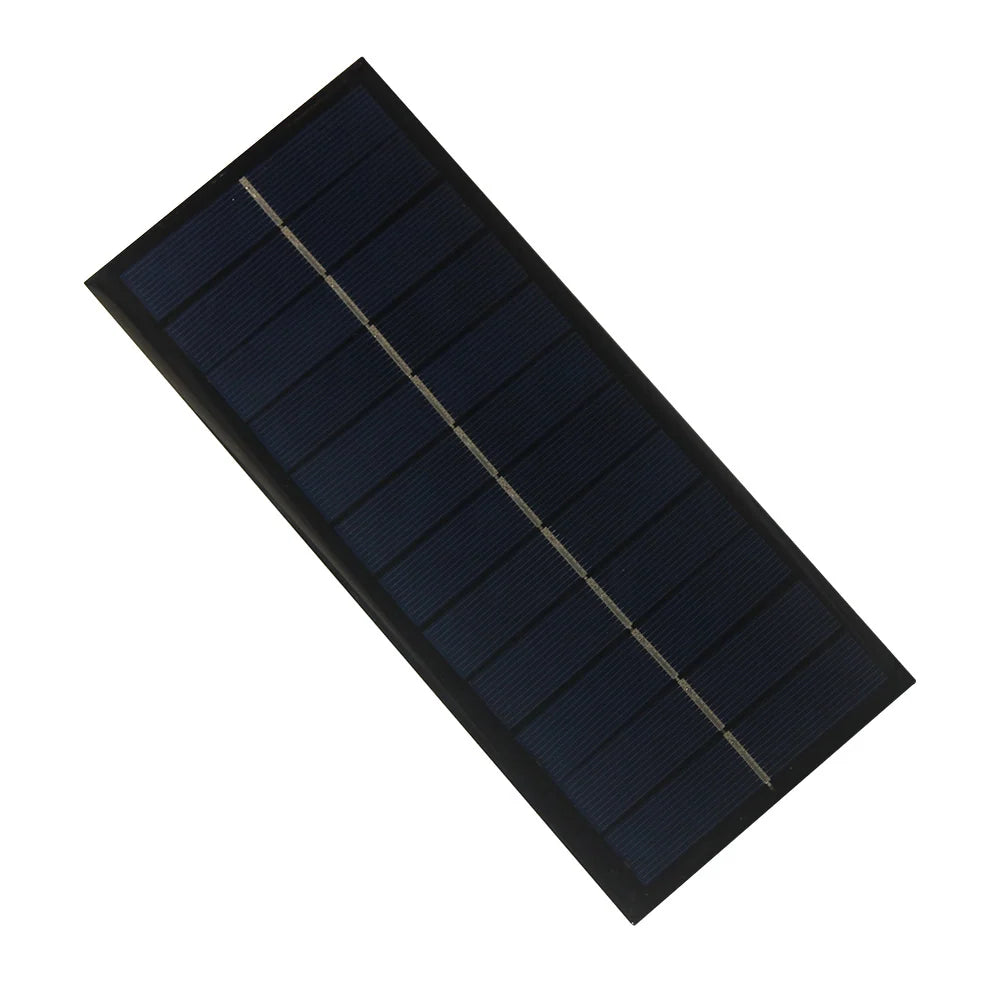2.5W mini solar panel — long solar panel face