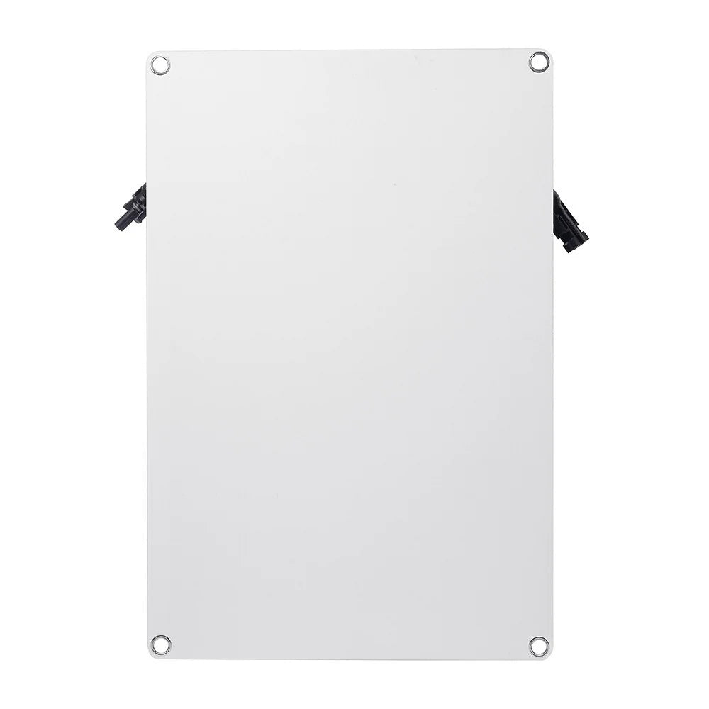 20W flexible solar panel — plain white rear surface