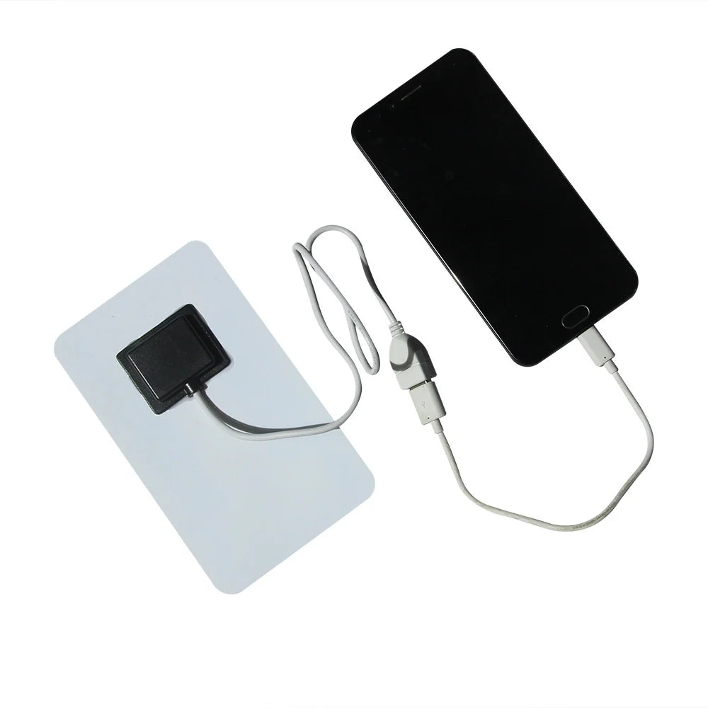 2W panel option 2W USB solar panel — rear phone connection