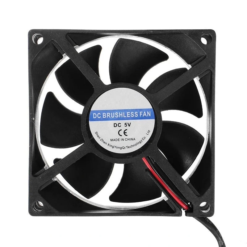 2W solar fan kit — fan electrical label