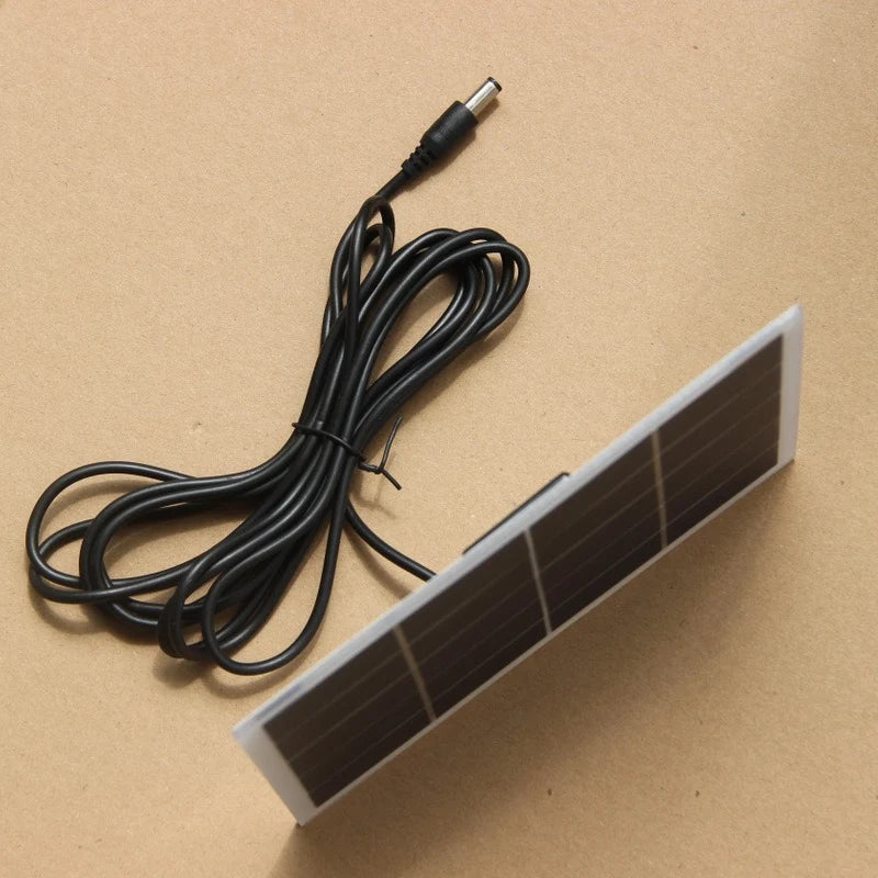 3W 3W solar panel — panel edge and lead