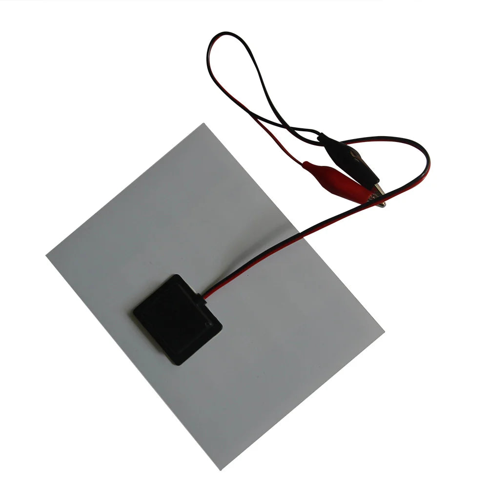 3W solar panel — panel rear and junction box