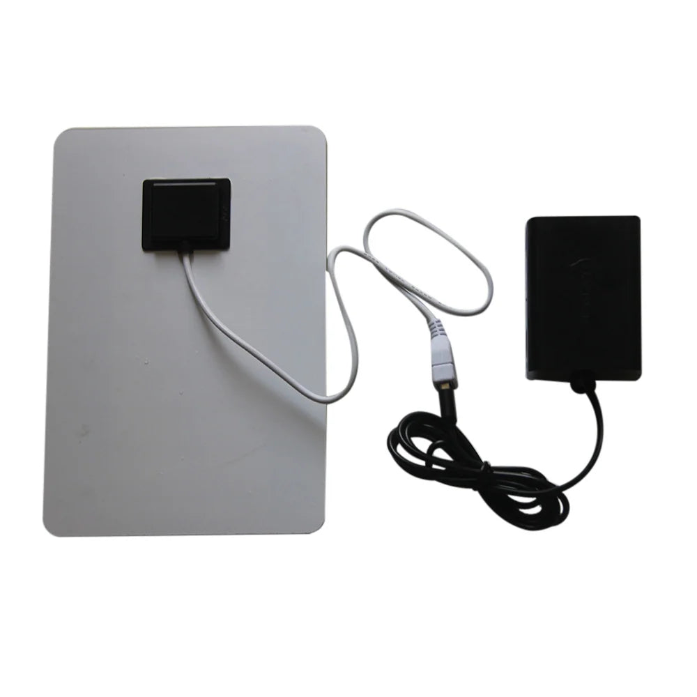 5W solar air pump kit — panel rear and aerator lead
