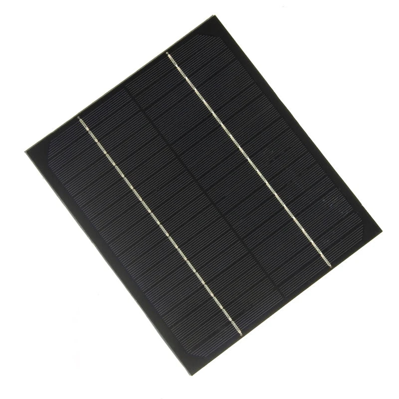 6W solar panel — monocrystalline cell face