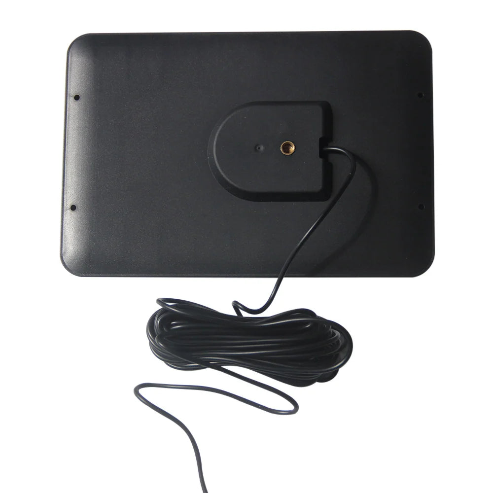 6W maximum 6W camera solar panel — black rear and cable