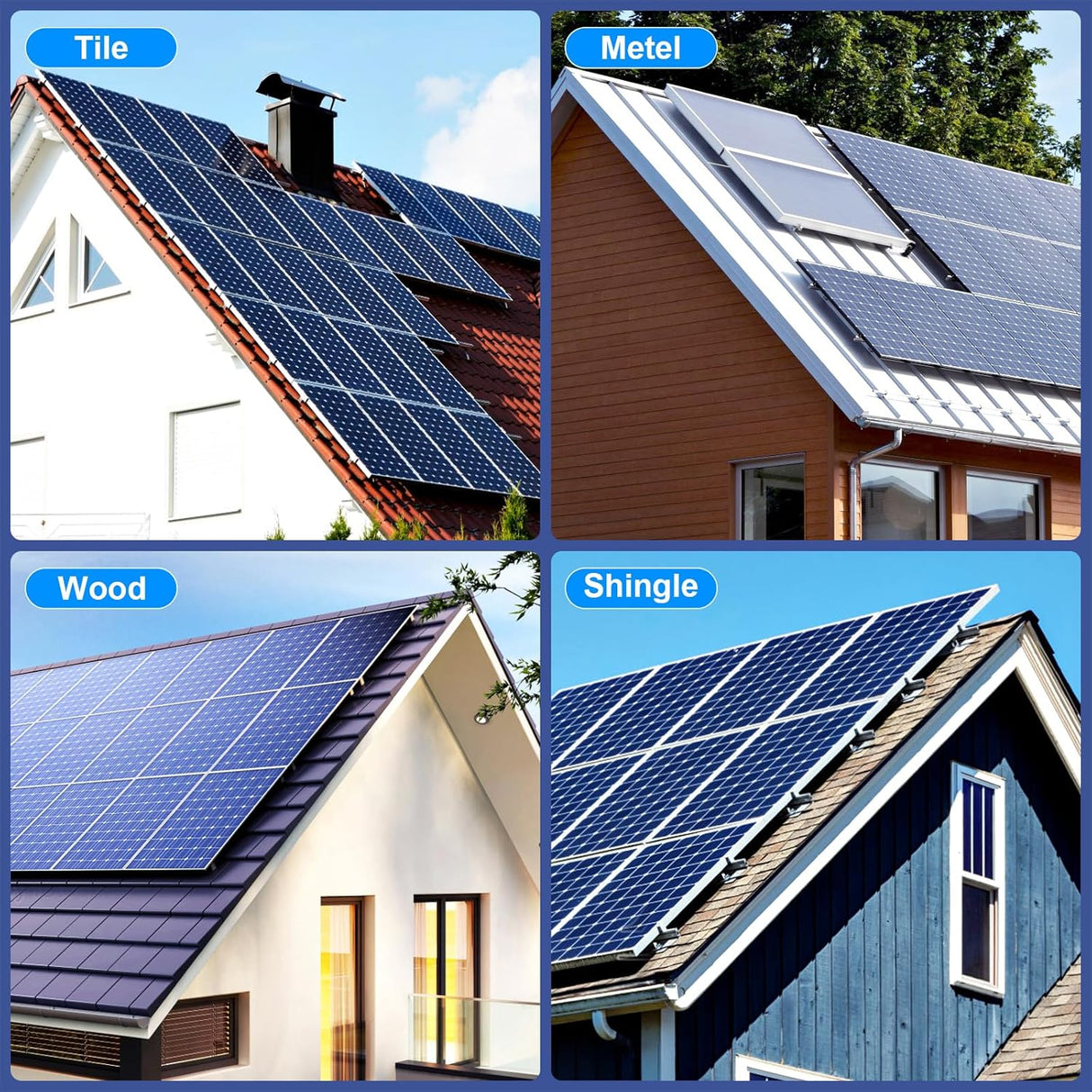 Solar panel roof mounting bracket kit application