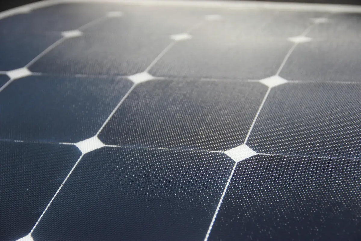 Flexible solar panel and construction detail