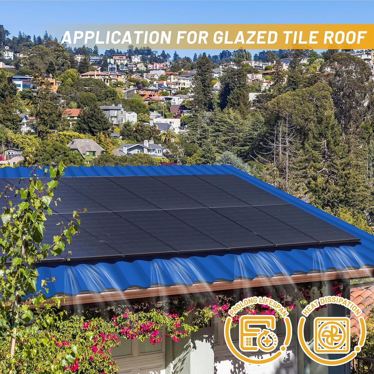 4-panel black solar mounting kit package contents