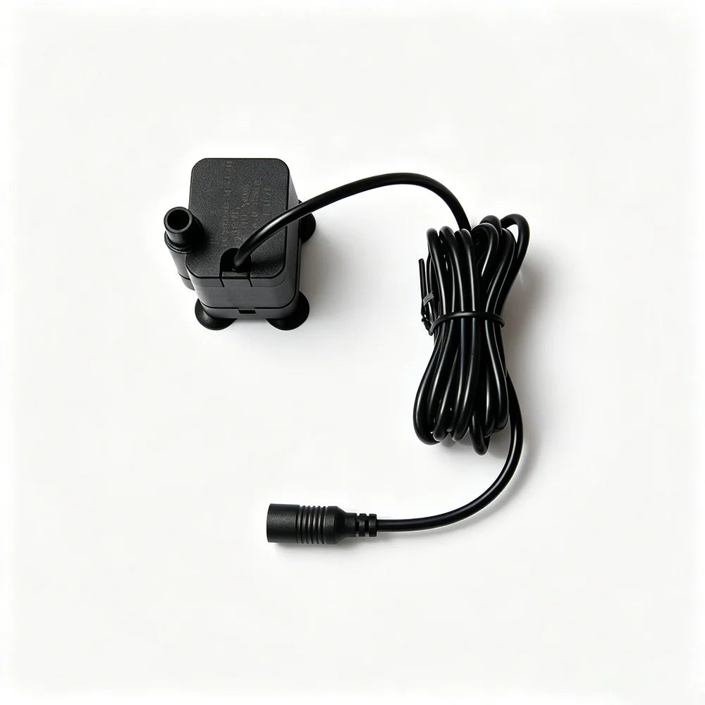 10W 12V Solar Fountain Pump Kit with 3m DC Cable — pump with cable