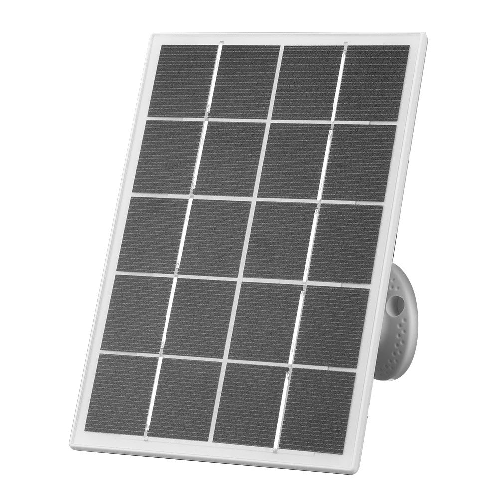 3.3W 5V Solar Panel with 3-Pin Camera Connector, Black or White — white panel front