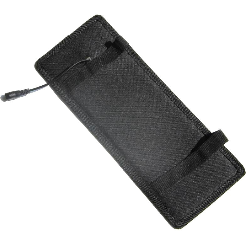 4.5W 18V Solar Battery Maintainer with Car Plug and Clips — rear panel with lead