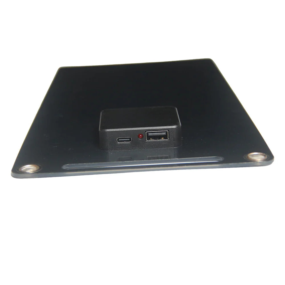 6W 5V Solar Charger Panel with USB-A and USB-C Outputs — USB-A and USB-C output module