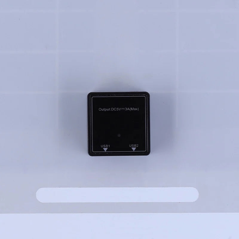 Rear dual USB output box of the solar panel