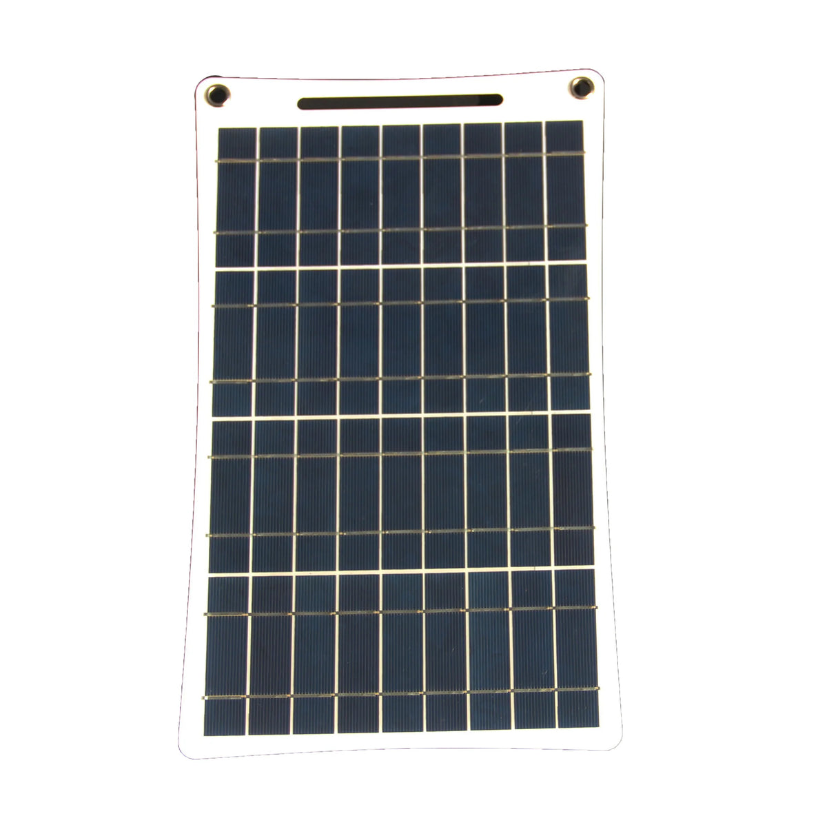 Portrait front view of the flexible panel