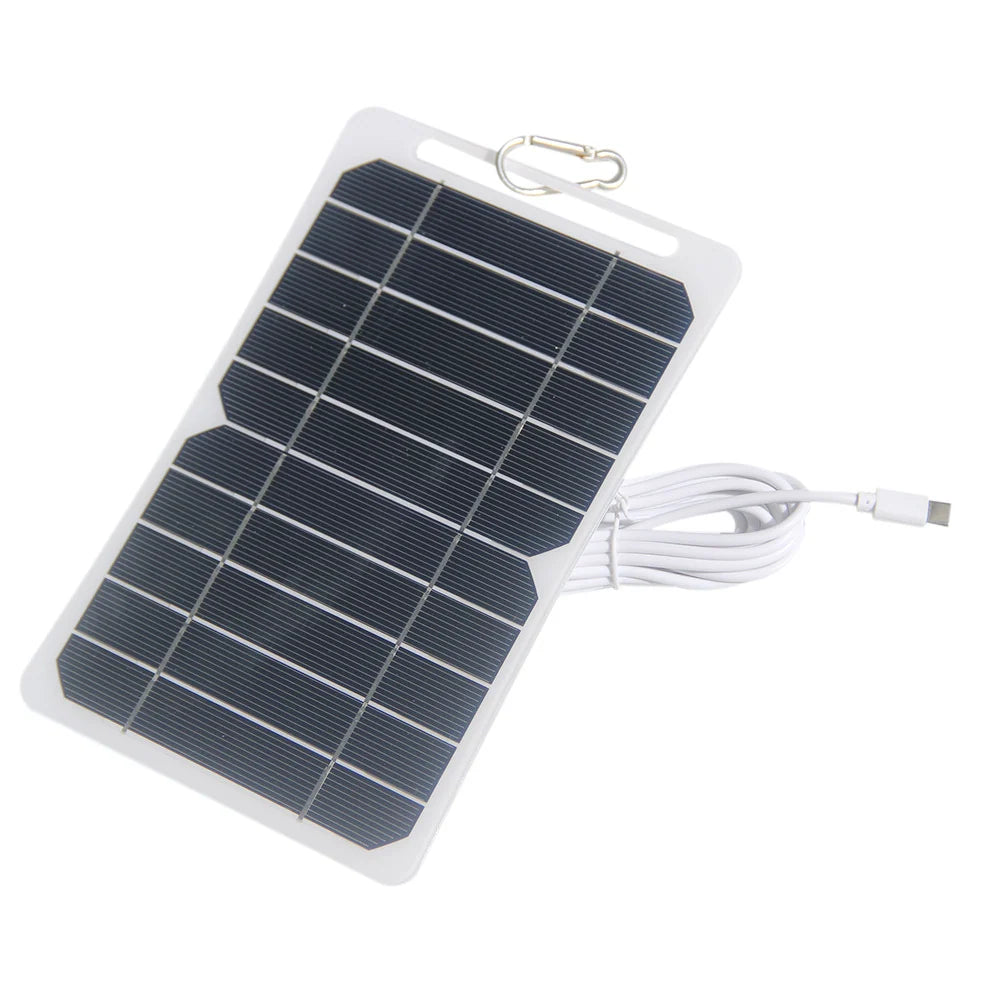 5W panel front and USB-C cable