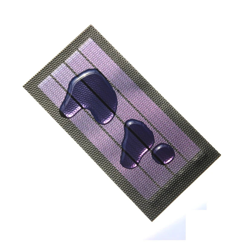 Eyewear beside the solar module for scale; eyewear not included
