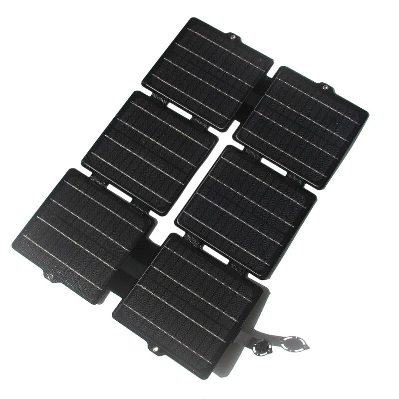 Black folded solar charger