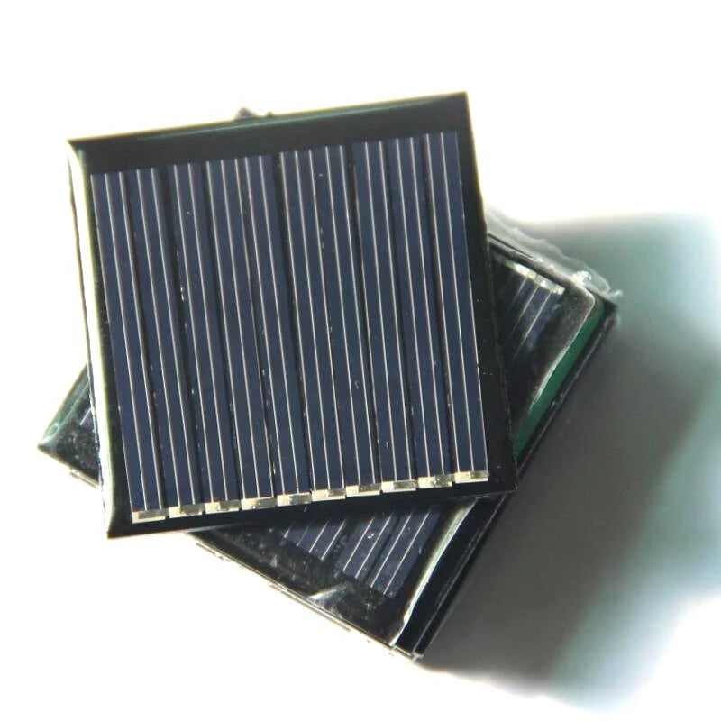 Front of small polycrystalline panel