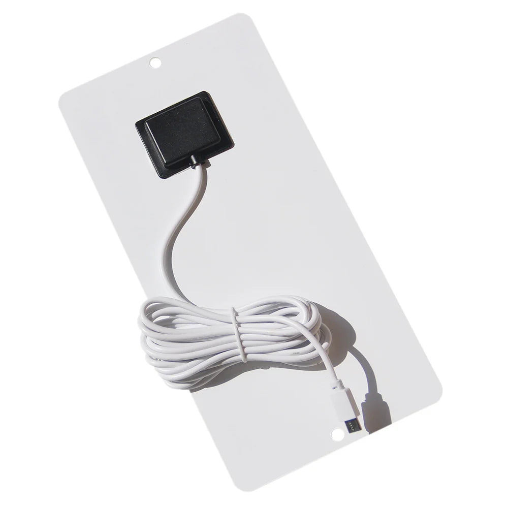 Rear of panel and coiled 3m cable
