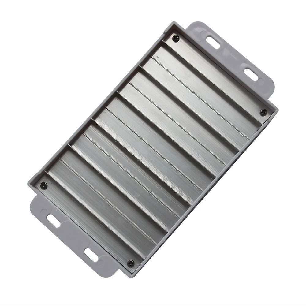 Metal rear heat spreader and mounting ears