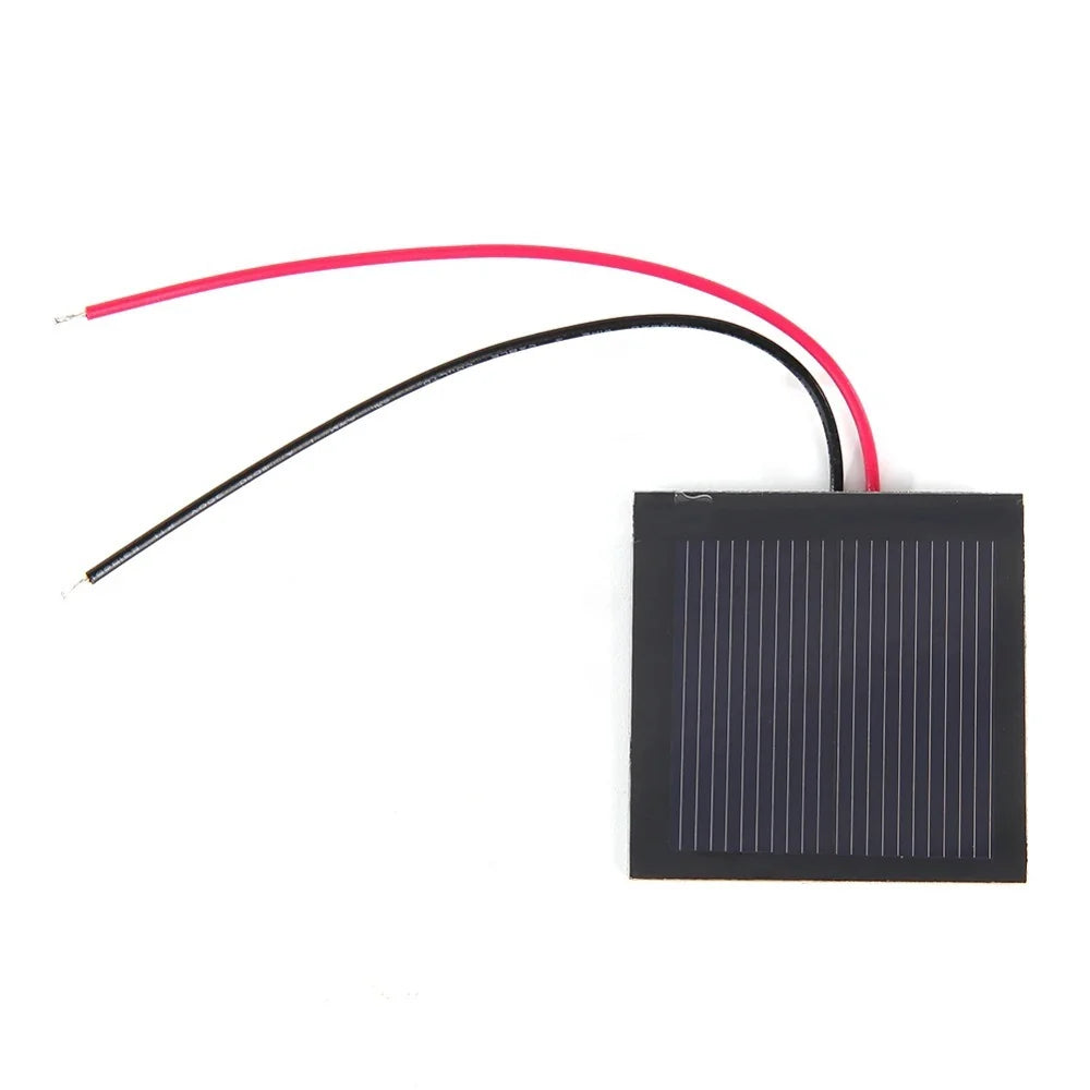 Square module with extended wire leads