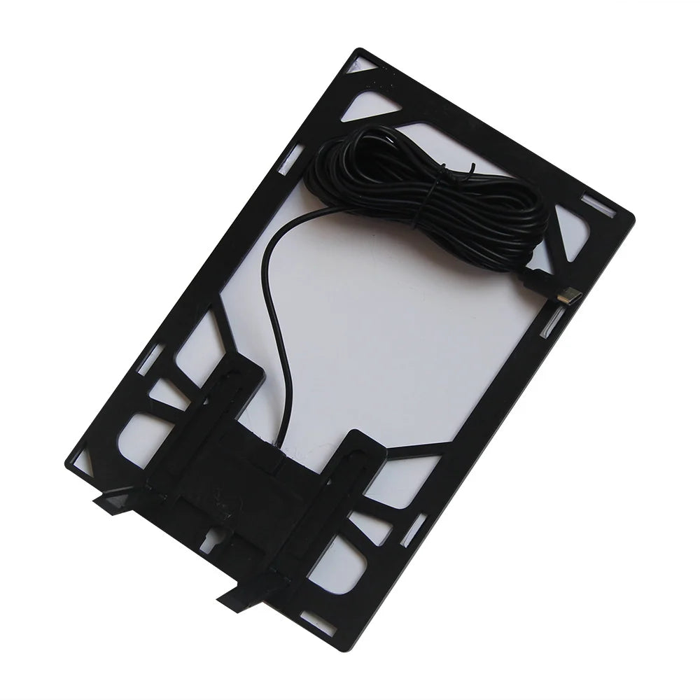 Panel rear with coiled cable