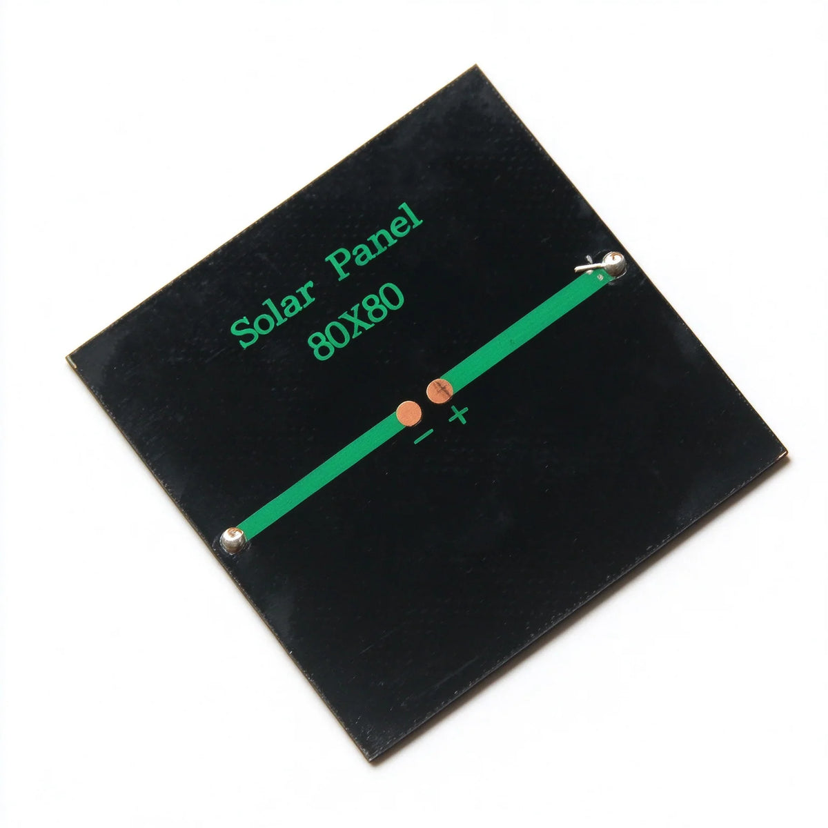 Rear solder pads and 80 × 80mm marking