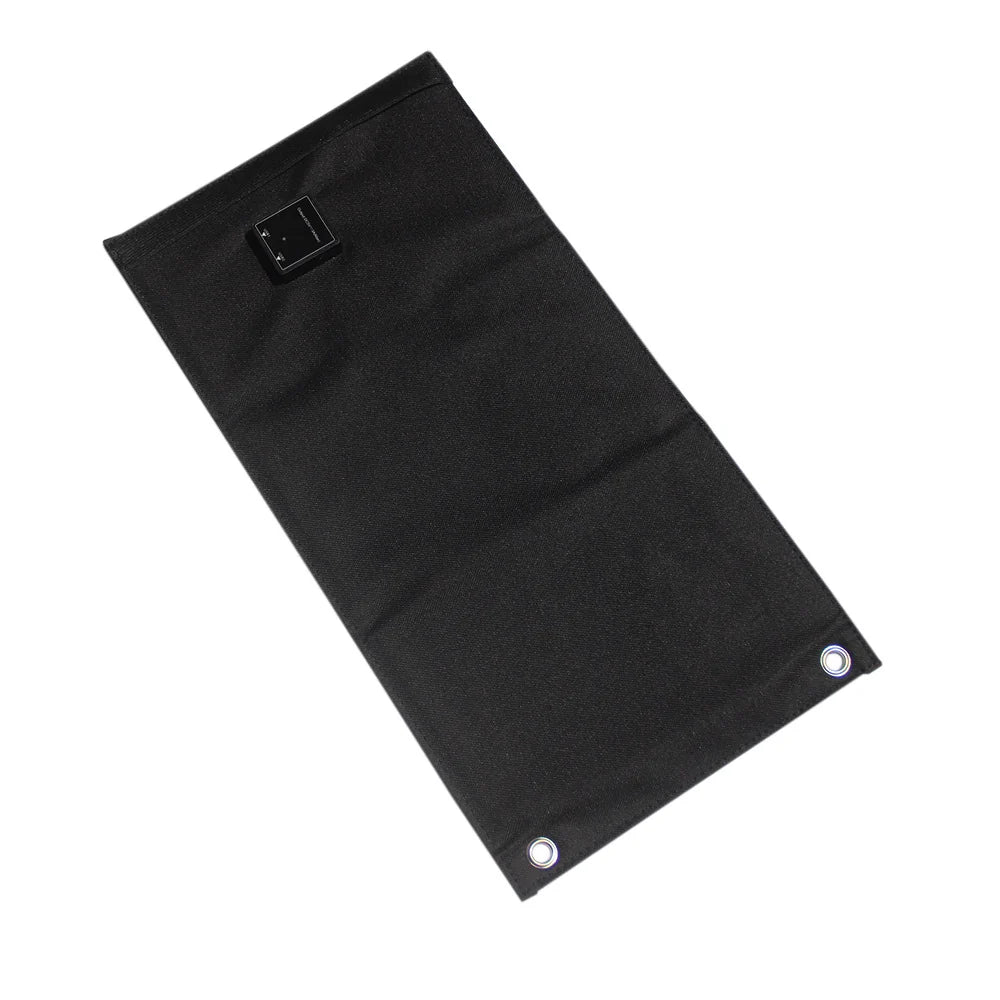 Black rear cover of the folding charger
