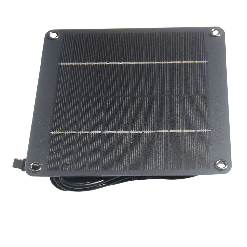 Square monocrystalline solar panel front