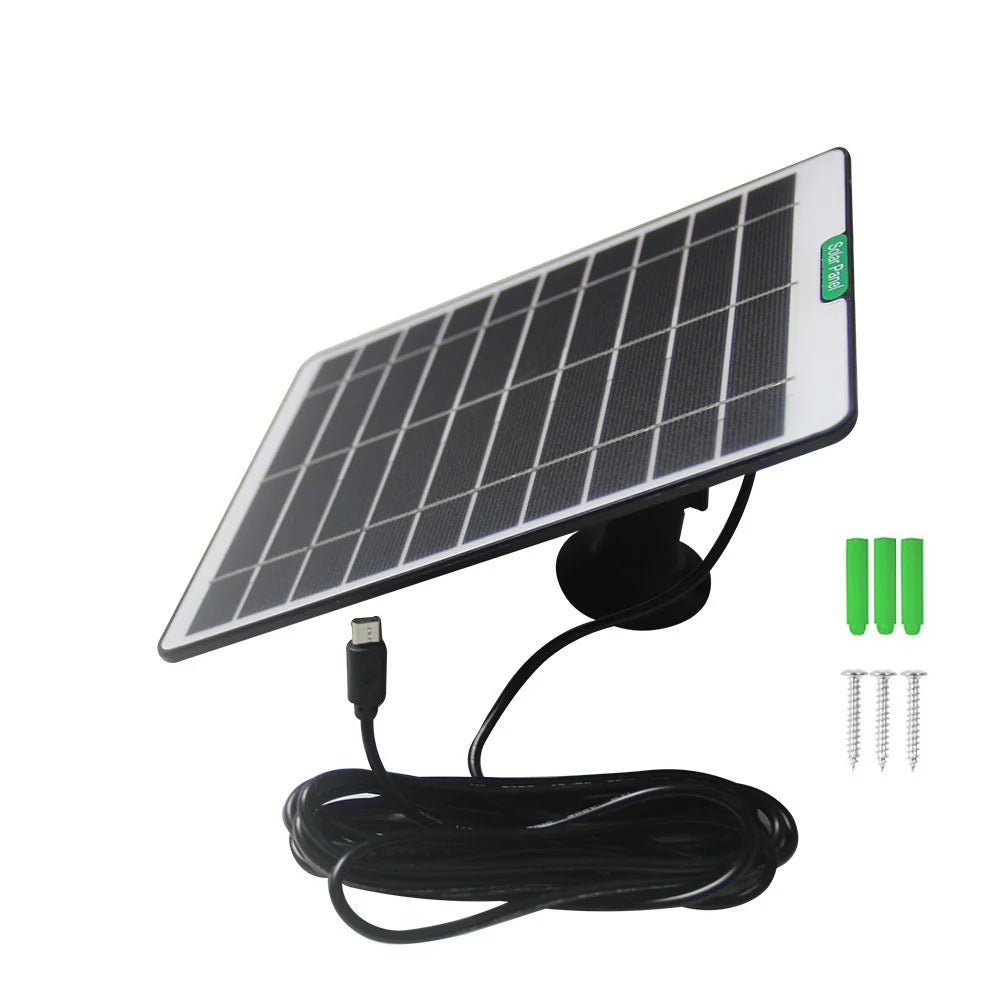 White 5W camera panel and cable