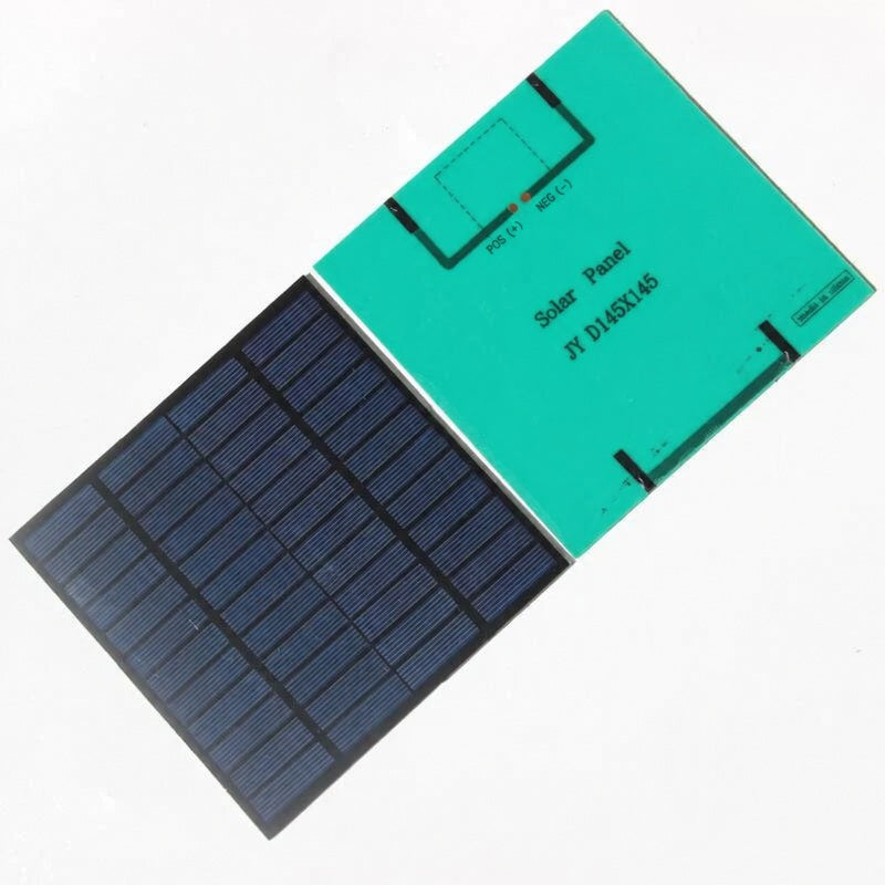 3W Mini Solar Panel, 12V, 145 × 145mm - bare panel pair view