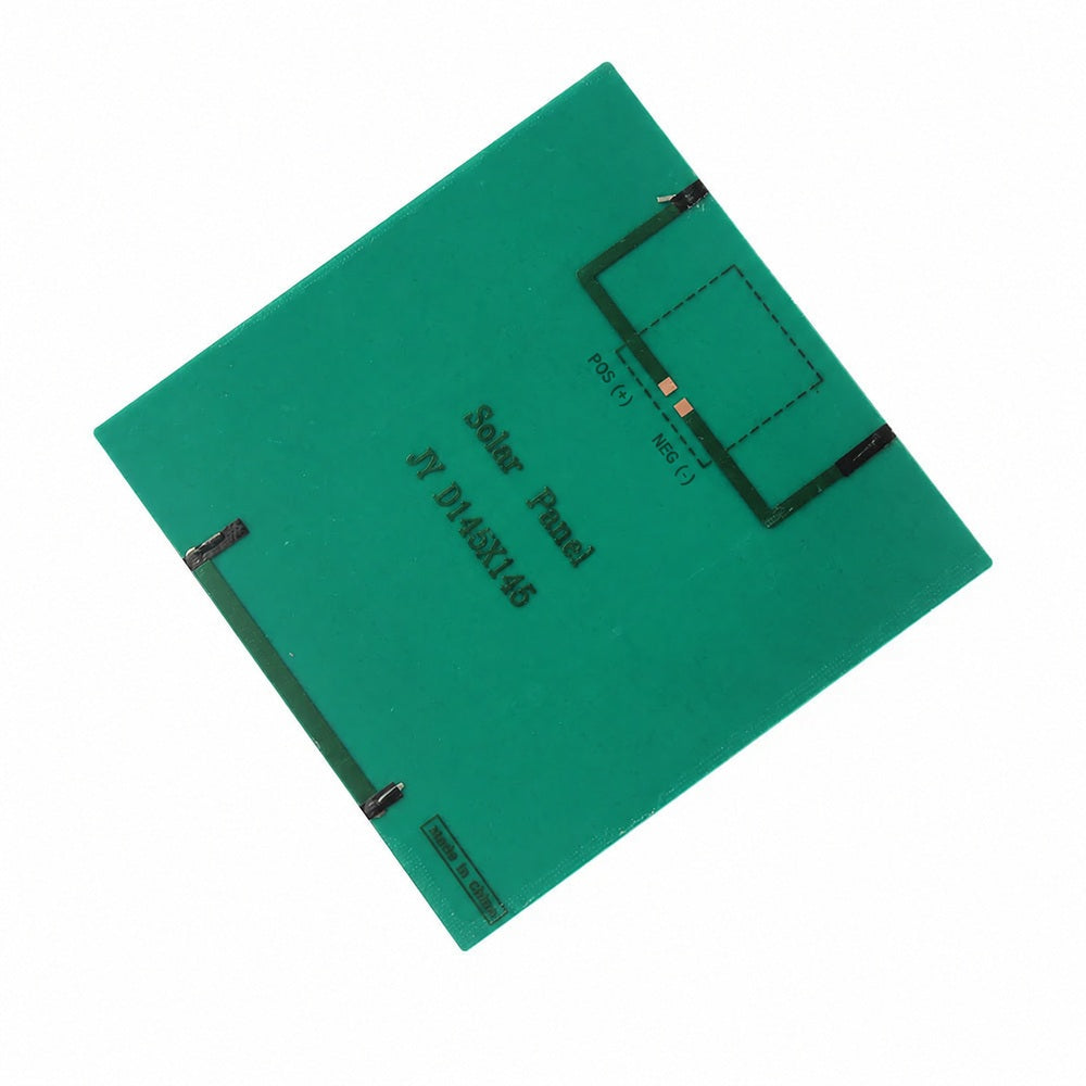 3W Mini Solar Panel, 6V, 145mm Monocrystalline - dark bare board view