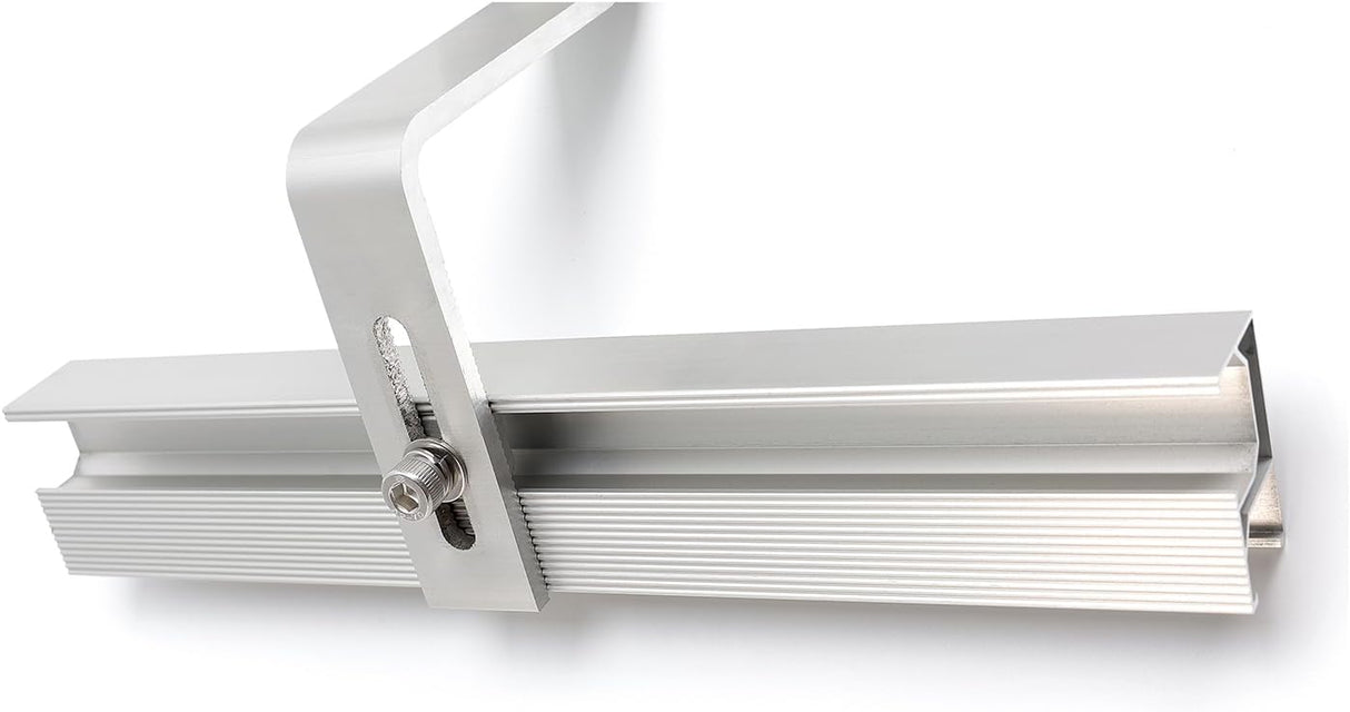 Tile roof solar mounting hardware installation detail