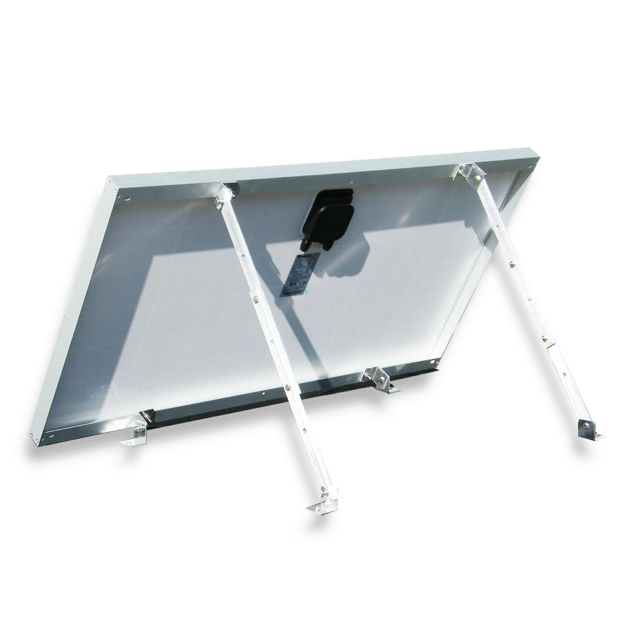 Adjustable aluminum tilt bracket mount for solar panel installation