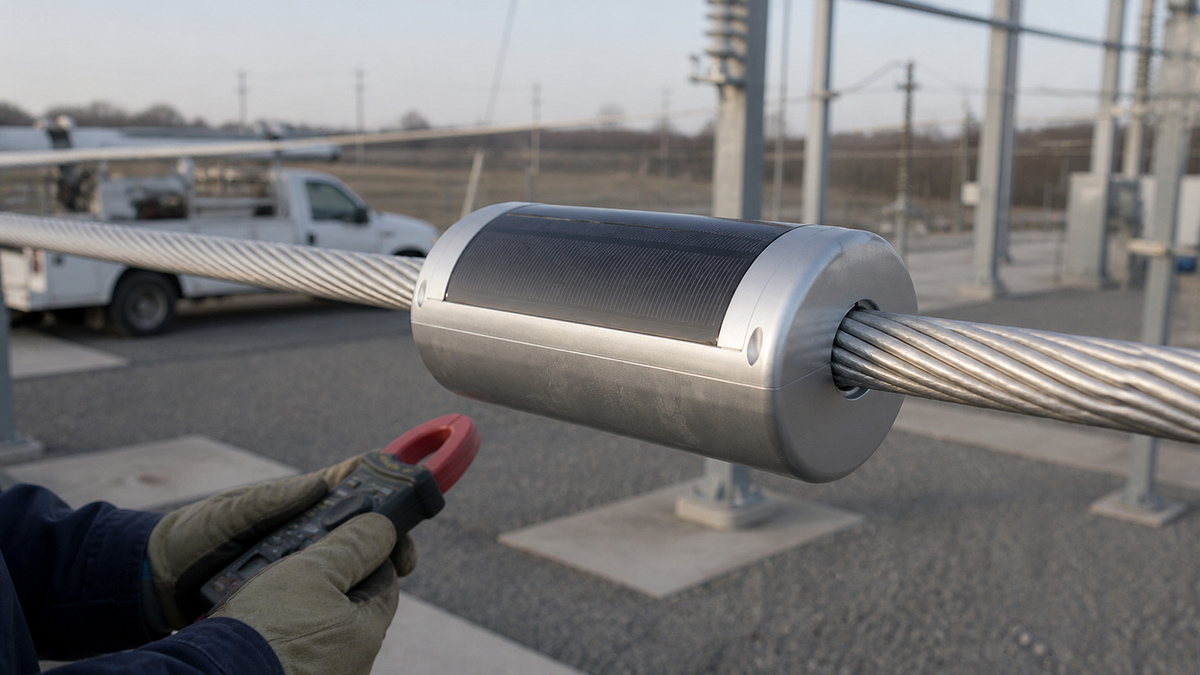 Field commissioning of a battery-backed line monitoring power platform.
