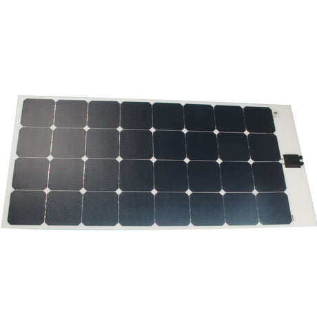Flexible monocrystalline solar panel for portable solar power generation