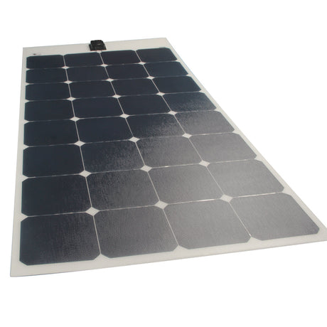 Flexible solar panel featuring monocrystalline cells for marine and RV applications