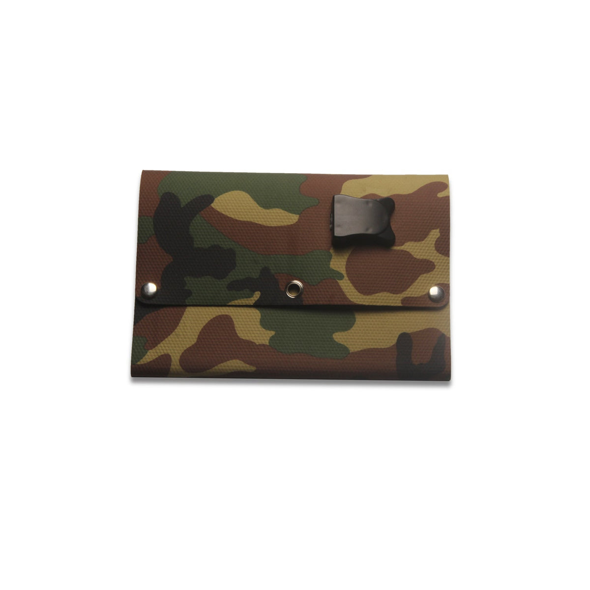 Folded camouflage portable solar charger panel for outdoor power