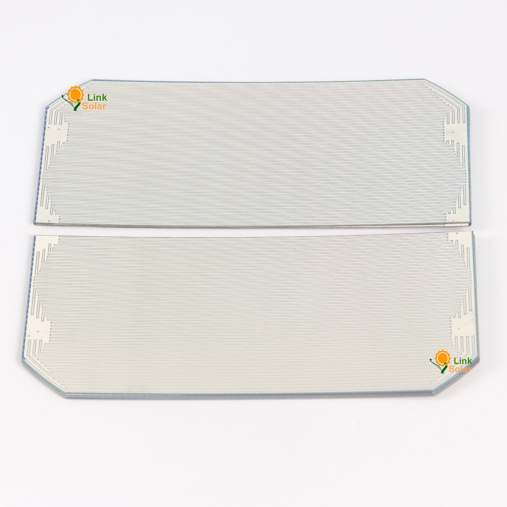 High efficiency shingled solar cells for custom panel assembly